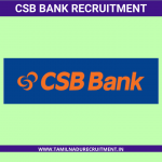 CSB Bank Limited Recruitment 2021 – Officer Vacancy